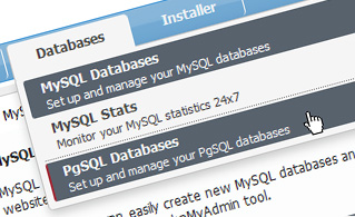 MySQL and PgSQL Databases